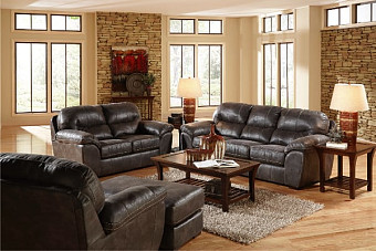 View Grant Steel Sofa and Loveseat
